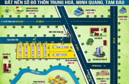 Bán đất full thổ cư 100%  tại trung tâm vĩnh phúc